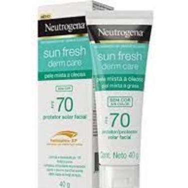 Imagem de Protetor Solar Facial Neutrogena Sun Fresh Derm Care FPS 70  40g