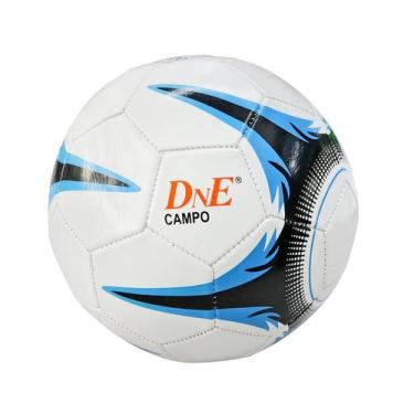 Imagem de Bola de futebol de pvc para campo (tamanho 05) - DNE IMPORTAÇÃO, Branc