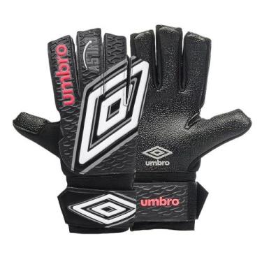 Imagem de Luva de Goleiro Umbro Astro, Preto, Branco, 11