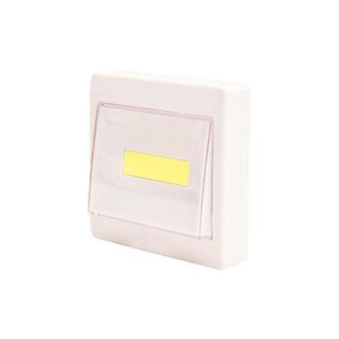 Imagem de Luminária Spot Led Portátil Interruptor Sem Fio Branco 3W - Luatek