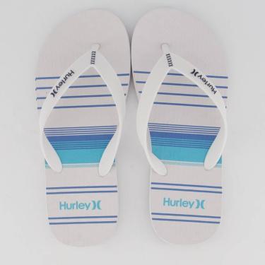 Imagem de Chinelo Hurley Stripes Branco-Masculino
