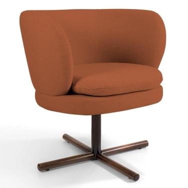 Imagem de Poltrona Melissa Base Xis Giratória B-262 Telha