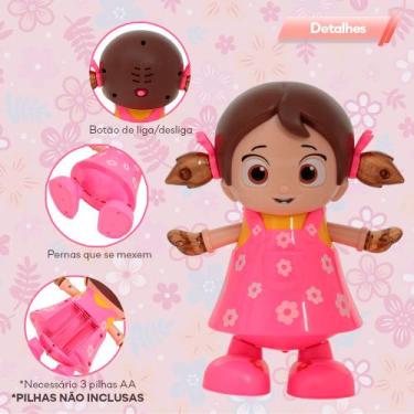 Imagem de Boneca Fofa Dance Girl Brilha e Toca Musica Com Movimento - Toys2U