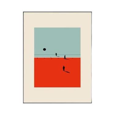 Imagem de Pintura Em Tela De Arte Nórdica Colorida Para Decoração De Sala De Est