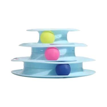 Imagem de Brinquedo Para Gatos De Múltiplas Camadas: Pista De Quebra-Cabeça E To