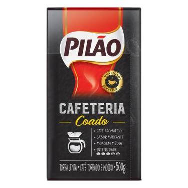 Imagem de Café Pilão Torrado e Moído Cafeteria Coado Vácuo 500g