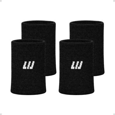 Imagem de 2 Pares Munhequeira Performance Pulse Tênis Academia Unissex Seca Rápido Padel Beach Tennis-Unissex