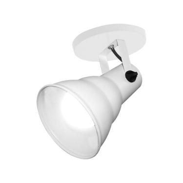 Imagem de Spot De Sobrepor Hol Circular E27 Branco Taschibra