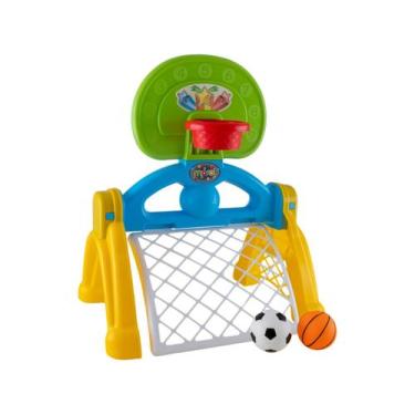 Imagem de Centro Esportivo Infantil 2x1 Com Bolas De Futebol Basquete - Maral