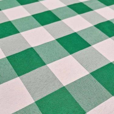 Imagem de Tecido Oxford Xadrez Para Toalha De Mesa - Rolo 5 Metros Cor:verde ban