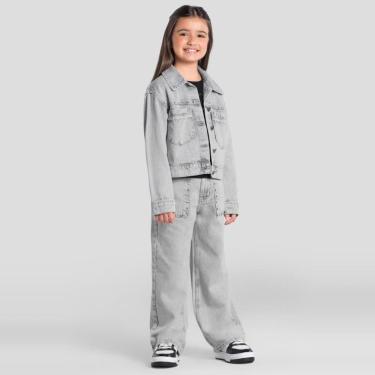 Imagem de Jaqueta jeans infantil menina Brandili