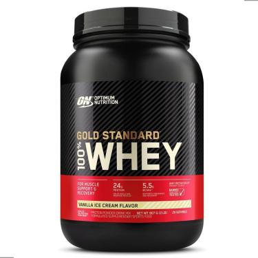 Imagem de Whey Protein 100 Gold Standard 909g Optimum Nutrition, Optimum Nutrition-Unissex
