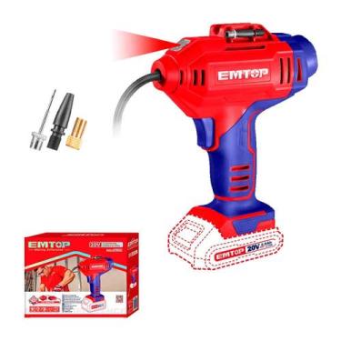 Imagem de Compressor De Ar Portátil Sem Fio 20v 150 Psi Profissional - EMTOP