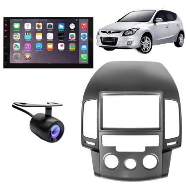 Imagem de Central Multimídia Automotiva 2 Din MP5 Hyundai I30 7 Touch Screen TFT Digital USB Blue...