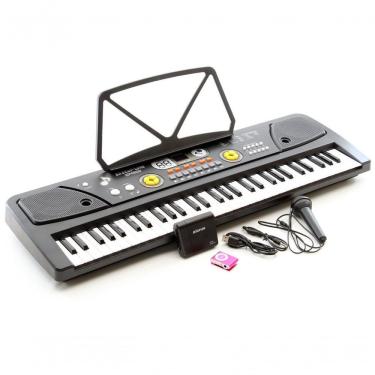 Imagem de Teclado Eletrônico 61 Teclas Com Mp4 E Partitura Bf-730c