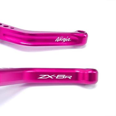 Imagem de Manete esportivo kawasaki ninja zx6r - NoBrand, Pink