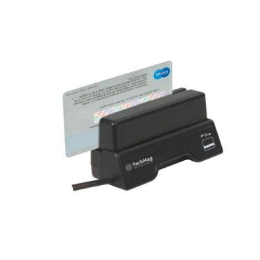 Imagem de Leitor de Cartão Magnetico trilhas 1, 2, 3 - Techmag