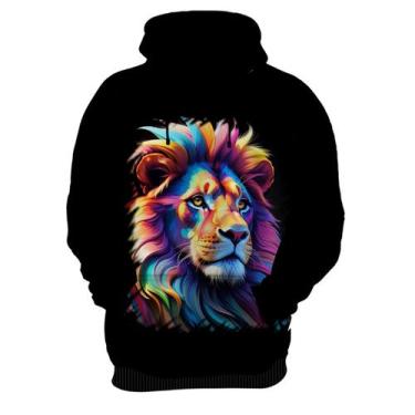 Imagem de Blusa de Frio Leão Rei Ondas Magnéticas Vibrante 2 - Kasubeck Store®, 