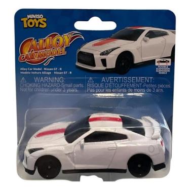 Imagem de Carrinho Miniatura Metal Nissan Gtr Esportivo Miniso Toys