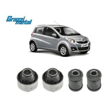 Imagem de 4 Bucha Bandeja Balança Dianteira Jac J2 2013 2014 2015... - QualyKits