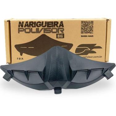 Imagem de Narigueira Big Alta Para Capacete Ls2 FF358 FF353 FF396 FF302 - POLIVI