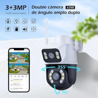 Imagem de Câmera De Segurança Wifi Smart Camera BMIP173 Ip Dual Camera Com Resol