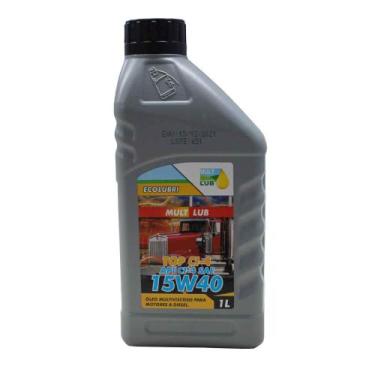 Imagem de Óleo Lubrificante 15W40 Mult Lub Top Diesel 1 L Ecolubri - CWB LUBRIFI