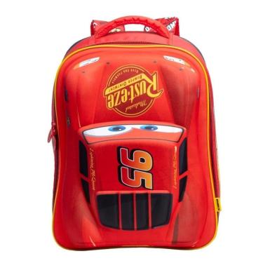 Imagem de Mochila Infantil Escolar Carros Relâmpago Mcqueen 3D 14912-Unissex