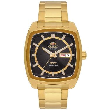 Imagem de Relógio Masculino Automático Orient Dourado F49GG031 P1KX-Masculino