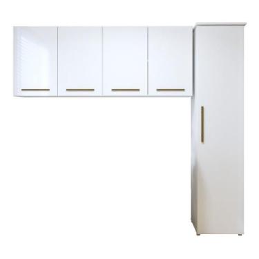 Imagem de Lavanderia Modulada 1 Armário Multiuso e Armário Aéreo Guarulhos - Kai