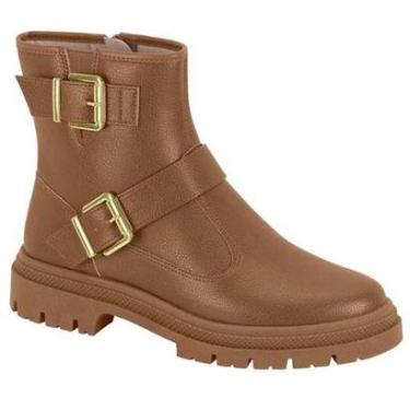 Imagem de Bota Feminina Biker Napa Caramelo Moleca 5344.106-Feminino