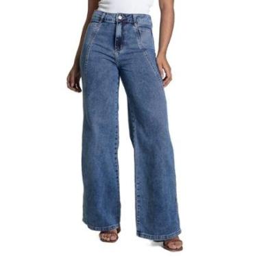Imagem de Calça Jeans Sawary Wide Leg - 282975 - 40-Feminino