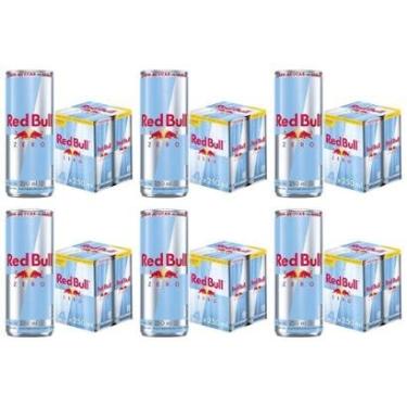 Imagem de Bebida Energética Red Bull Zero 250ml 24 Unidades-Unissex