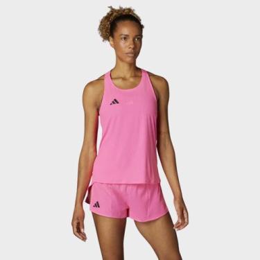 Imagem de Regata Adidas Adizero Essentials Feminina Rosa, G
