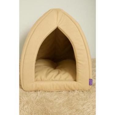 Imagem de Caminha Pet Oca Cama Toca Suede 2 em 1 para Cachorro e Gato - LMM Pets