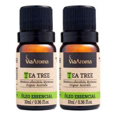 Imagem de Óleo Essencial Melaleuca Tea Tree 2 X 10ml - Via Aroma