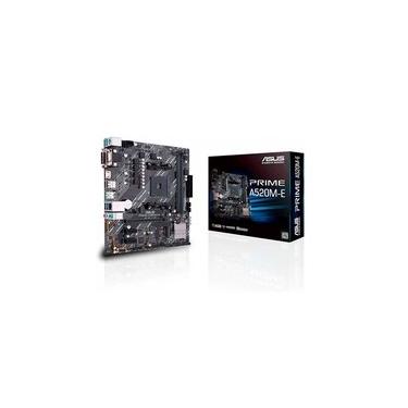 Imagem de Placa-Mãe ASUS Prime A520M-E, AMD AM4, mATX, DDR4, Preto - 90MB1510-C1BAY0