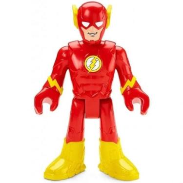 Imagem de Boneco Flash Grande Imaginext Dc Super Friends 25 Cm Gpt41 Mattel