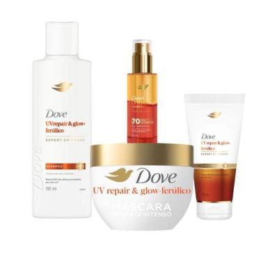 Imagem de Kit Dove UV Repair & Glow + Ferúlico - Reparação e Brilho