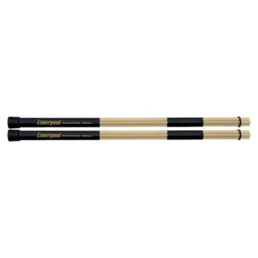 Imagem de Baqueta Liverpool Acoustic Rods Medium Par Rd 155 Marfim