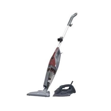 Imagem de Kit Ferro De Passar Aeroceramic 250ml E Aspirador Vertical Stick 220V