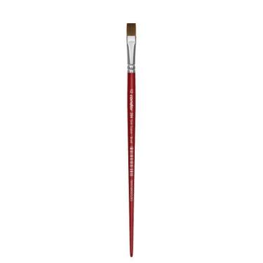Imagem de Pincel Chato Sintética Cabo Longo Vermelho 284 Condor, 12