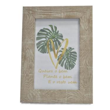 Imagem de Porta Retrato de mesa com Moldura e vidro decorativo casa - WebStore, 