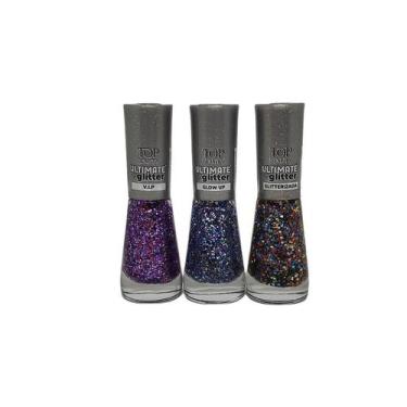 Imagem de Esmalte Top Beauty Coleção Ultimate Glitter 03 unid