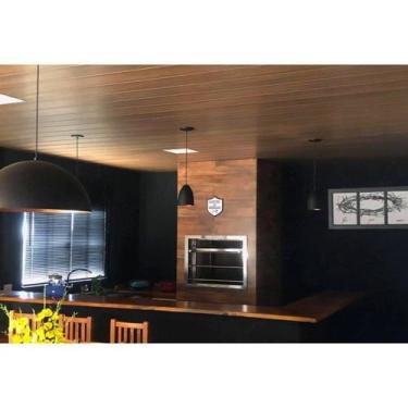 Imagem de Kit 150m de Acabamento Perfil "U" p/Forro PVC 3CMX3M Marrom/Imbuia Bar