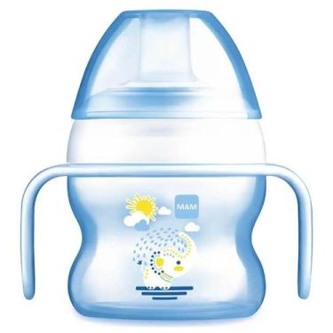 Imagem de Copo de Treinamento Mam Starter Night 150ml Elefante Cor:Azul, Azul