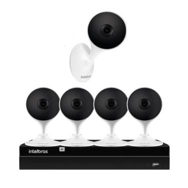 Imagem de Kit 5 Câmeras IMX Full Hd Wifi Sem Hd E Nvd 1408 - Intelbras