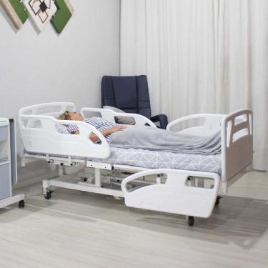 Imagem de Cama Hospitalar Elétrica com Colchão D33 Luxo Motorizada 5 Movimentos 