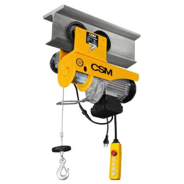 Imagem de Guincho com Trole GT 300-600 600kgf com Trole Elétrico IP54 Aço Galvanizado CSM Acessórios