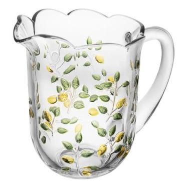 Imagem de Jarra Limão Siciliano Hand Painting 1,5l Cristal Lyor - Rojemac